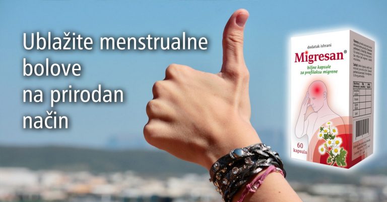 ublažite menstrualne bolove na prirodan način