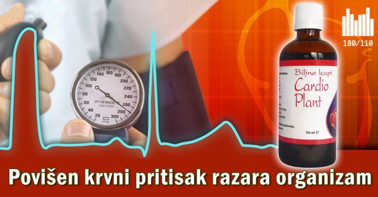 Povišen krvni pritisak razara organizam