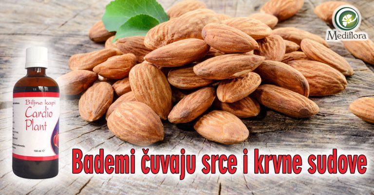 Bademi čuvaju srce i krvne sudove