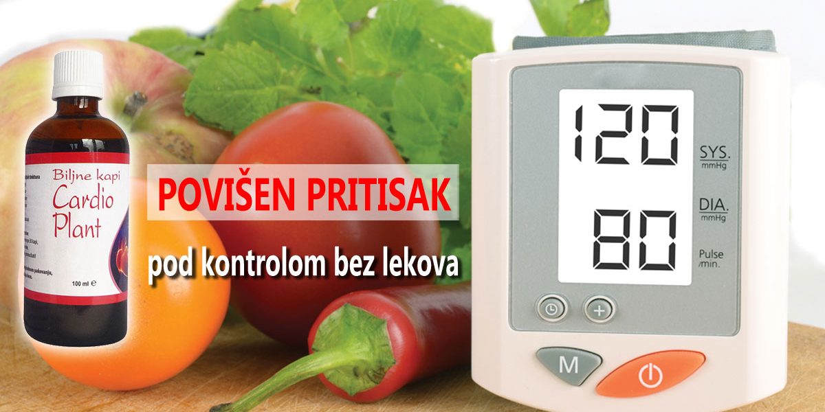 Povišen pritisak pod kontrolom bez lekova