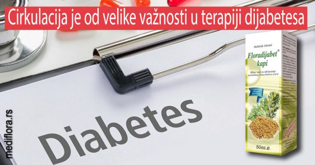 Cirkulacija je od velike važnosti u terapiji dijabetesa