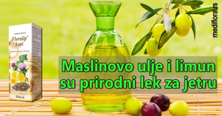 Maslinovo ulje i limun su prirodni lek za jetru