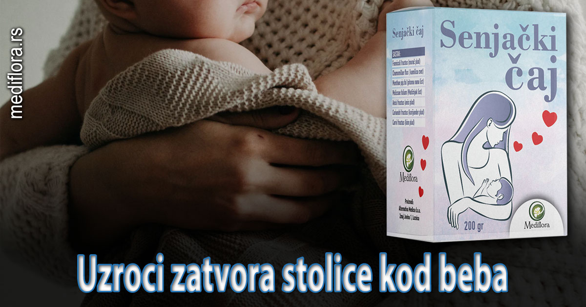 Uzroci zatvora stolice kod beba - Mediflora