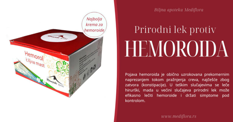 Prirodni lek protiv hemoroida