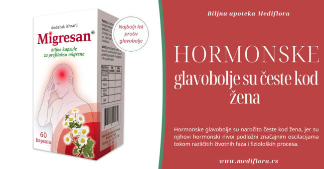 Hormonske glavobolje su česte kod žena
