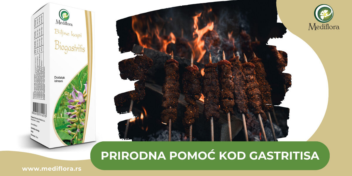 Green and White Bold Healthy Barley Drink Facebook Ad – 1 Prirodna pomoć kod gastritisa