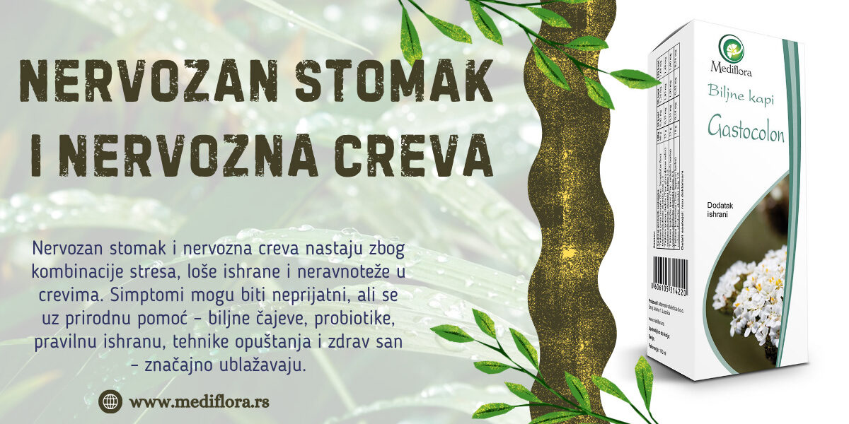 Beige and Green Modern Beauty Spa Facebook Ad – 1 Nervozan stomak i nervozna creva