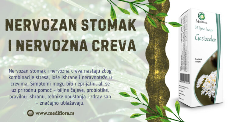 Beige and Green Modern Beauty Spa Facebook Ad – 1 Nervozan stomak i nervozna creva