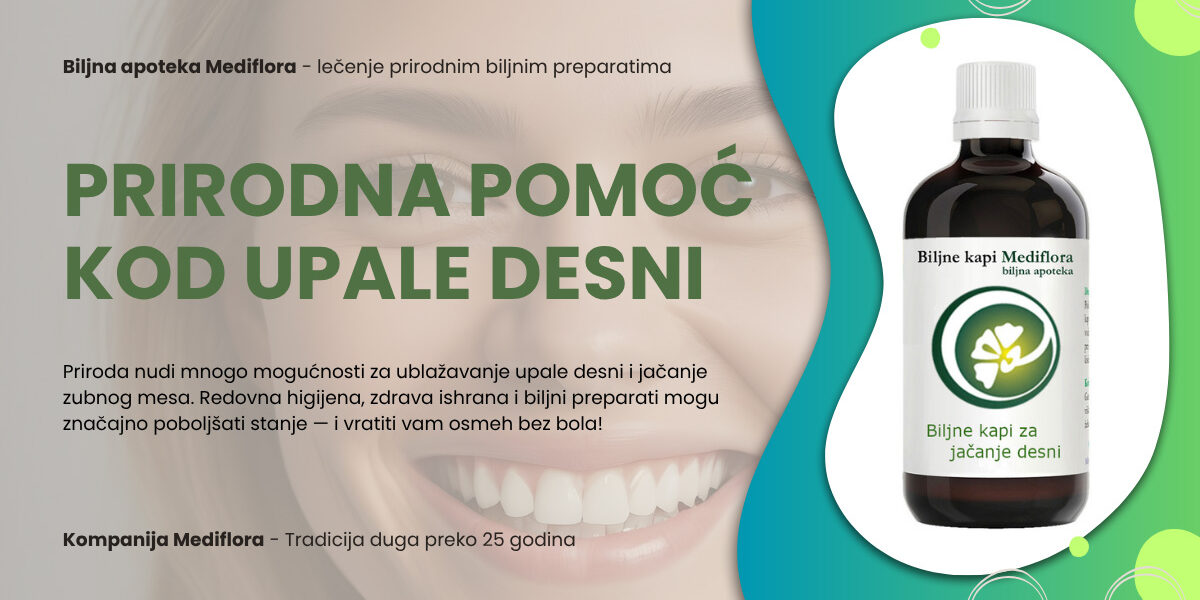 Prirodna pomoć kod upale desni