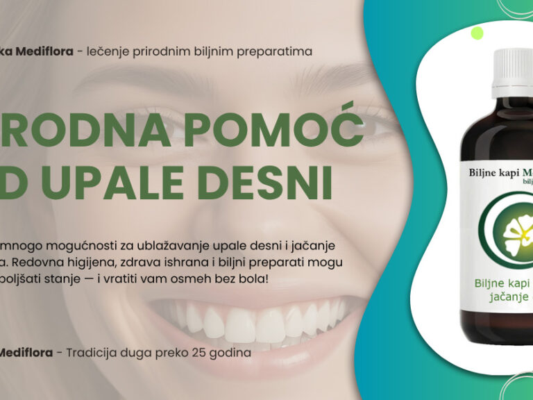 Prirodna pomoć kod upale desni