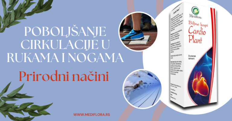 poboljšanje cirkulacije u rukama i nogama