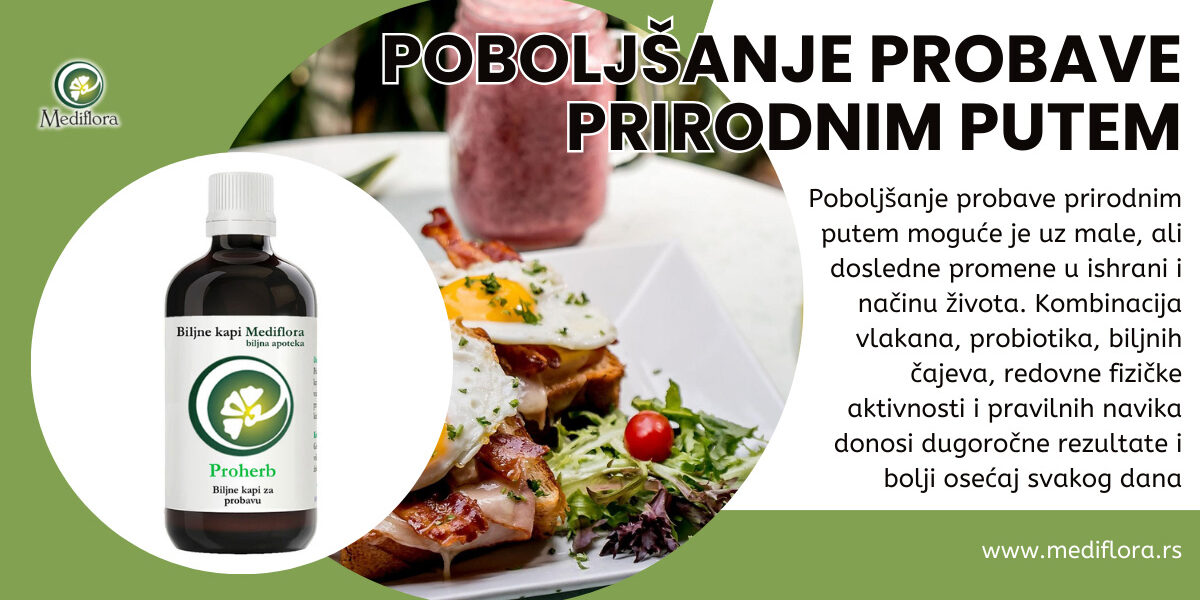 Poboljšanje probave prirodno
