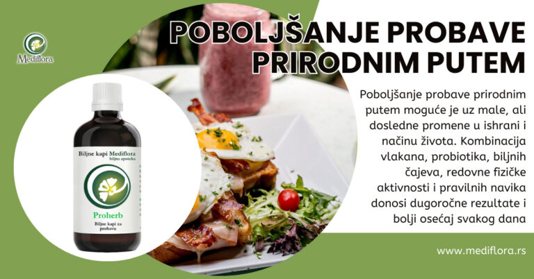 Poboljšanje probave prirodno