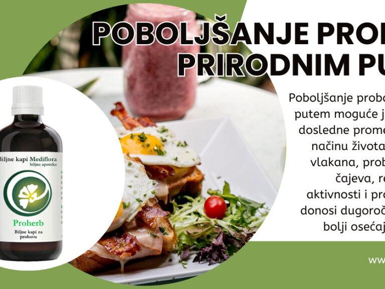 Poboljšanje probave prirodno