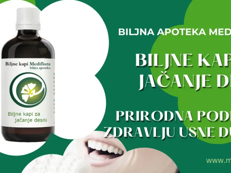 Biljne kapi za jačanje desni