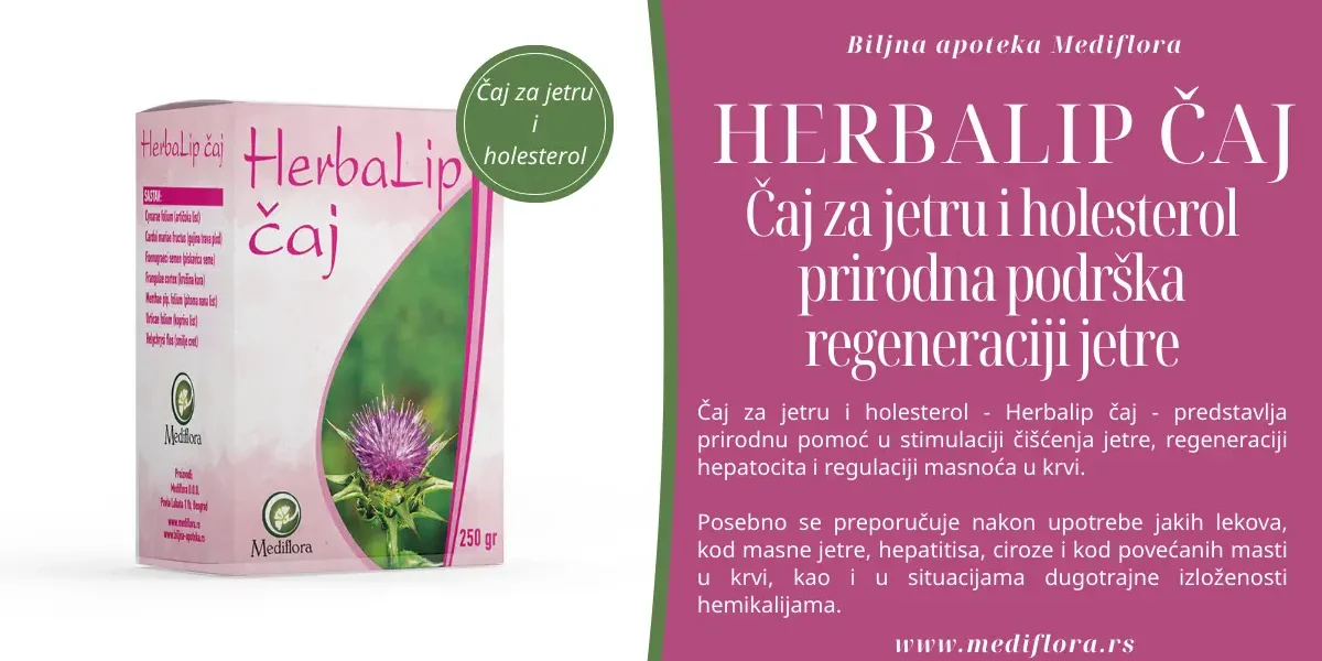 Čaj za jetru i holesterol