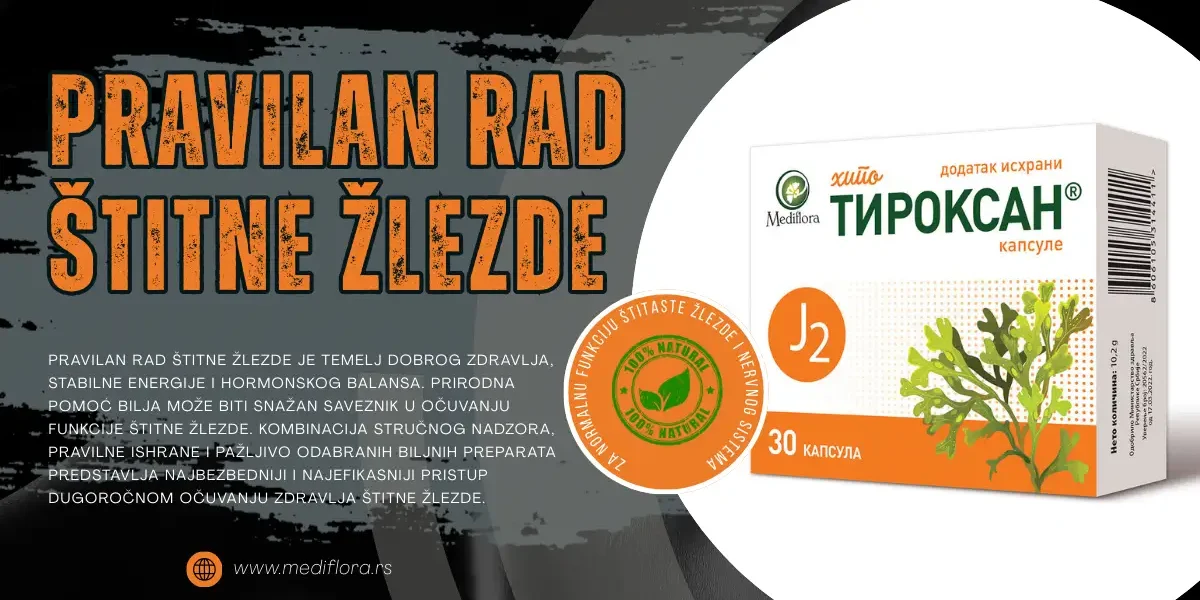 Pravilan rad štitne žlezde Pravilan rad štitne žlezde