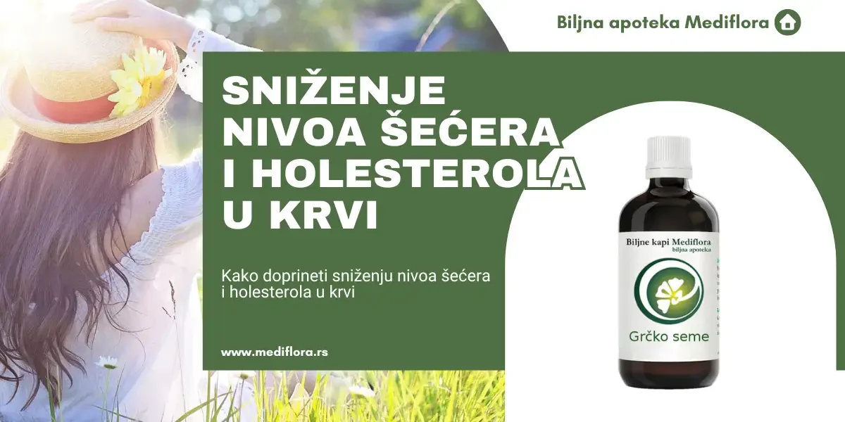 Sniženje nivoa šećera i holesterola Sniženje nivoa šećera i holesterola
