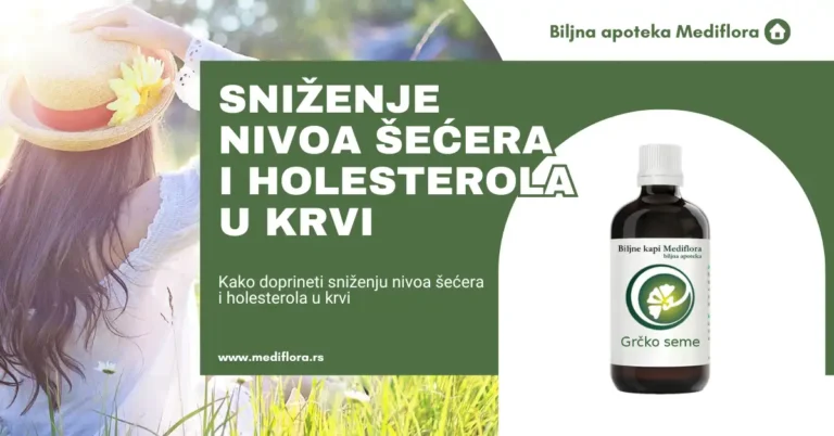 Sniženje nivoa šećera i holesterola