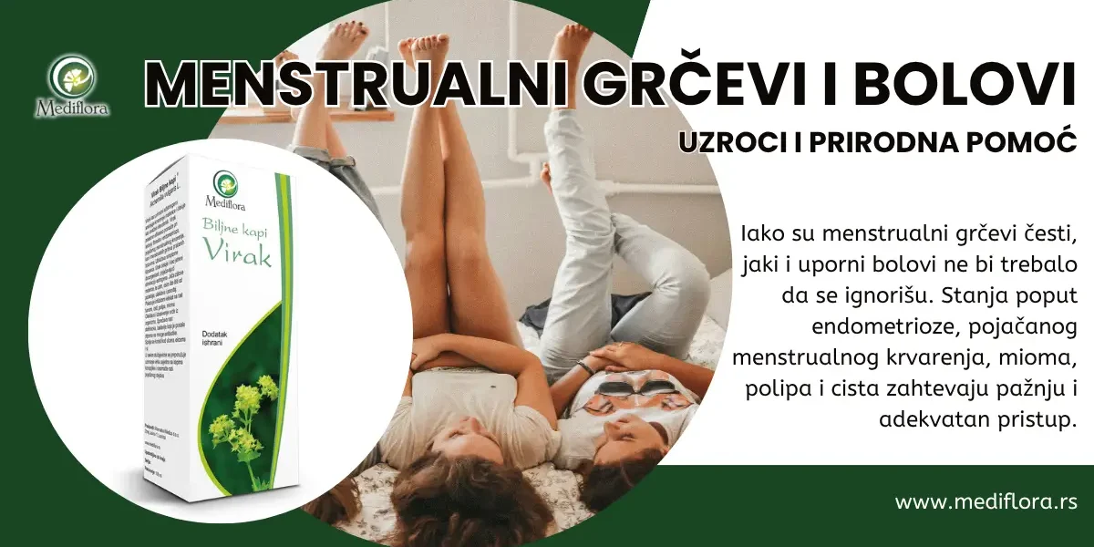 Menstrualni grčevi i bolovi Menstrualni grčevi