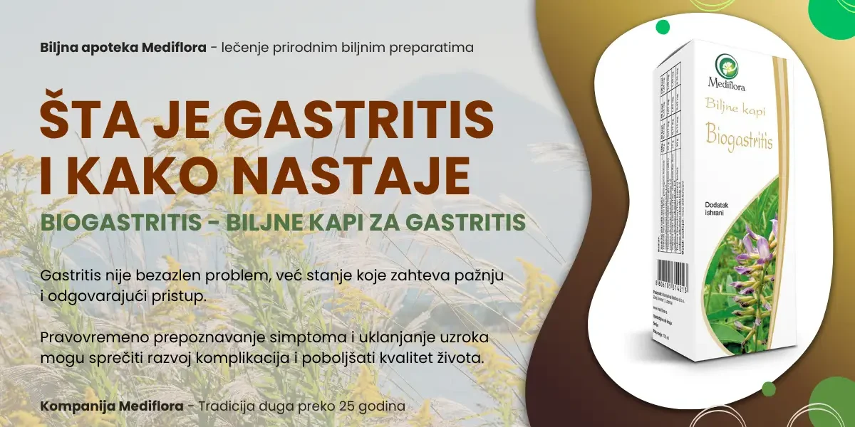 Šta je gastritis i kako nastaje