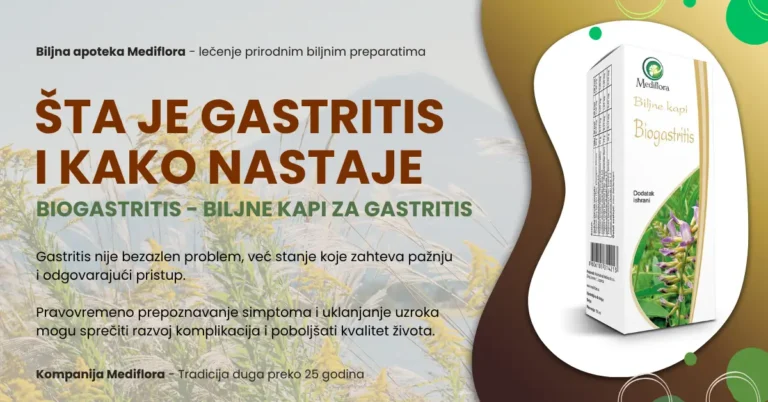 Šta je gastritis i kako nastaje