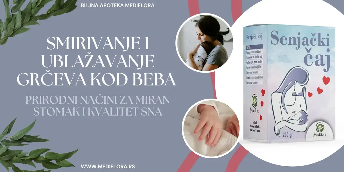 ublažavanje grčeva kod beba