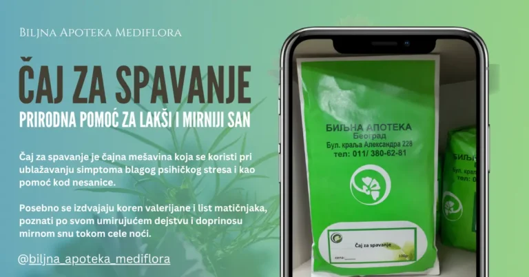 Čaj za spavanje – prirodna pomoć za lakši i mirniji san Čaj za spavanje - prirodna pomoć za lakši i mirniji san