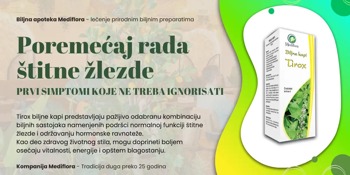 Poremećaj rada štitne žlezde – prvi simptomi koje ne treba ignorisati Poremećaj rada štitne žlezde – prvi simptomi
