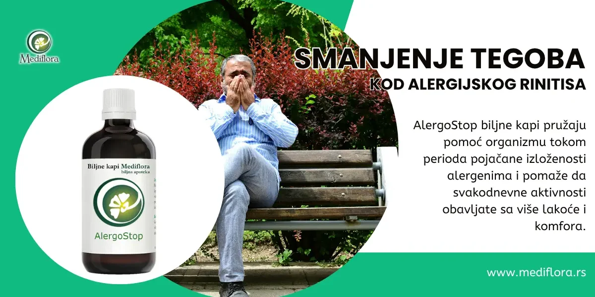 smanjenje ili otklanjanje tegoba kod alergijskog rinitisa