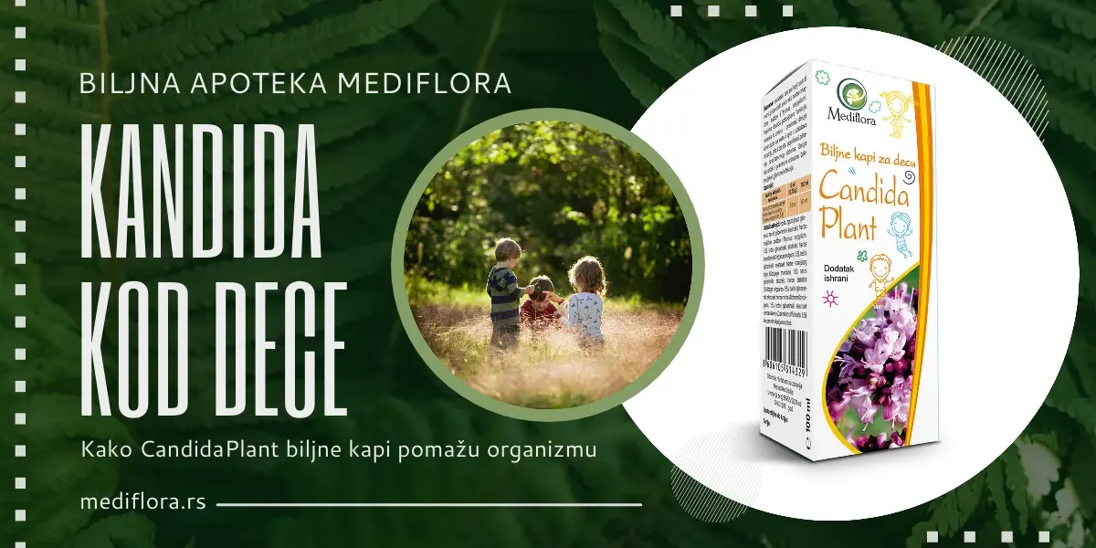 Kandida kod dece – Kako CandidaPlant biljne kapi pomažu organizmu