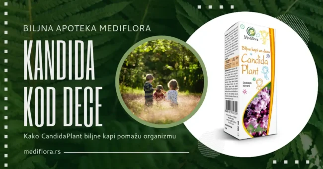 Kandida kod dece – Kako CandidaPlant biljne kapi pomažu organizmu