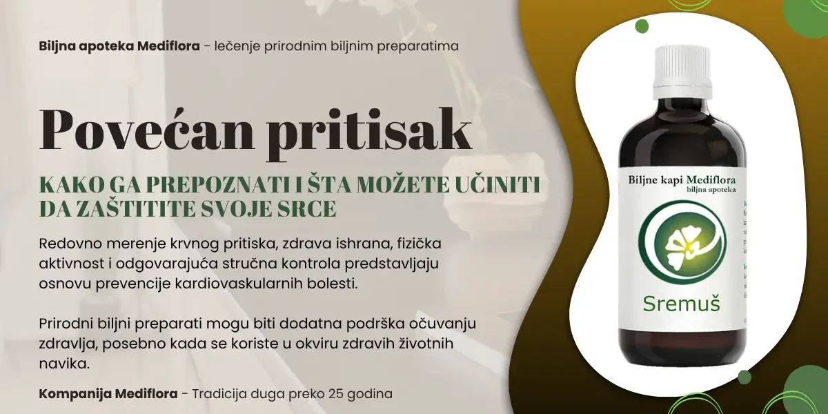 Povećan pritisak – uzroci, simptomi i prirodni načini za očuvanje zdravlja srca Povećan pritisak