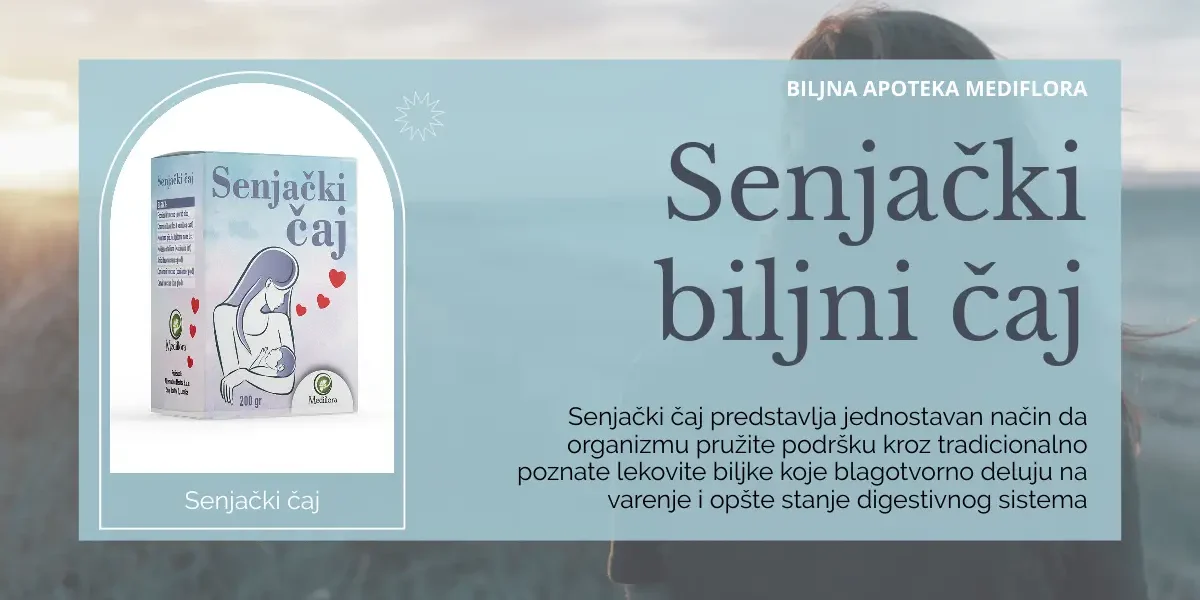 Senjački biljni čaj na prirodan način umiruje i ublažava grčeve Senjački biljni čaj na prirodan način umiruje i ublažava grčeve
