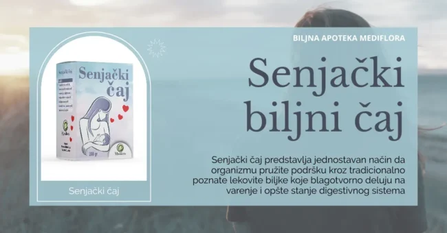 Senjački biljni čaj na prirodan način umiruje i ublažava grčeve Senjački biljni čaj na prirodan način umiruje i ublažava grčeve