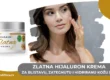 ZLATNA HIJALURON krema za blistavu, zategnutu i hidriranu kožu lica