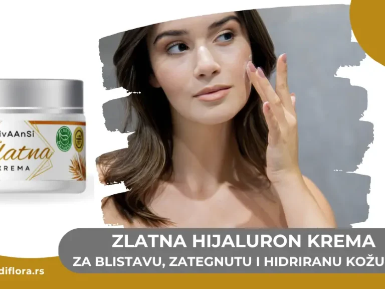 ZLATNA HIJALURON krema za blistavu, zategnutu i hidriranu kožu lica