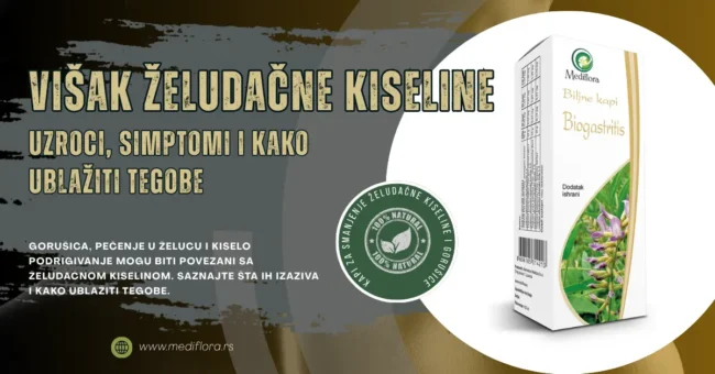 Višak želudačne kiseline – uzroci, simptomi i kako ublažiti tegobe Višak želudačne kiseline - uzroci, simptomi i kako ublažiti tegobe