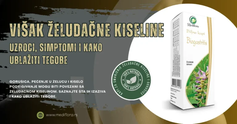 Višak želudačne kiseline – uzroci, simptomi i kako ublažiti tegobe Višak želudačne kiseline - uzroci, simptomi i kako ublažiti tegobe