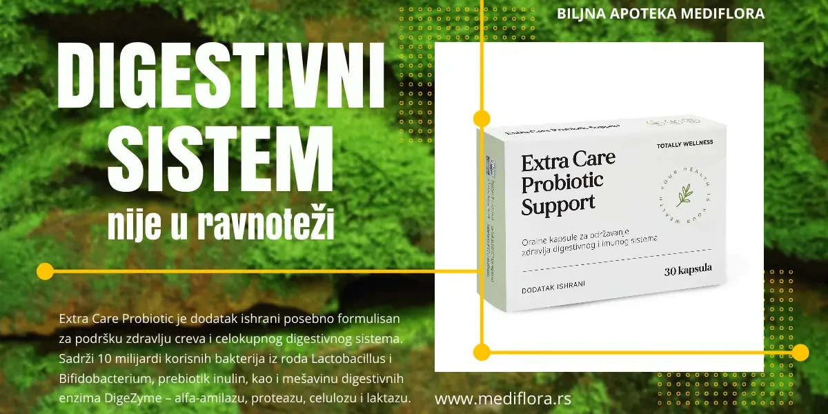 digestivni sistem nije u ravnoteži, ceo organizam to oseća