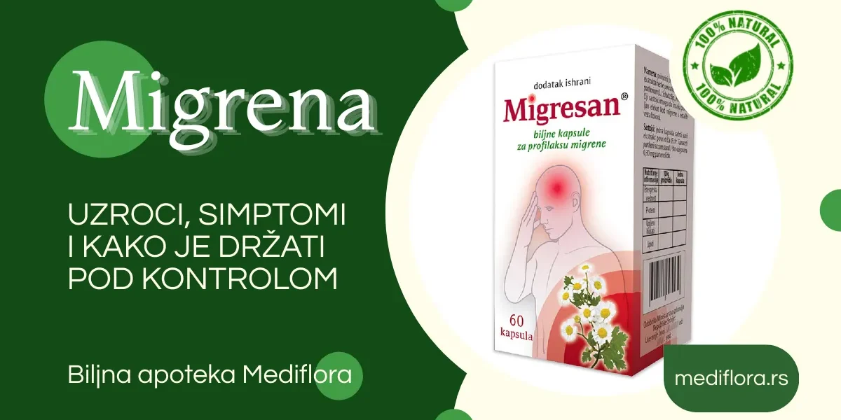 Migrena uzroci, simptomi i kako je držati pod kontrolom Migrena uzroci, simptomi i kako je držati pod kontrolom